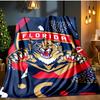 Panthers Team Spirit Blanket Flannel Throw for Sofa, Indoor, Camping, Living Room, Office, Chair, And Bed Soft Birthday Gift