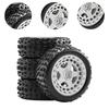 4PCs Wheels And Tire Replacement Replace The Parts 69cmx26 Cm for 1:18 2S 223S RC Car Sturdy