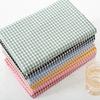 0.5m/1m/2m Pure Cotton Plaid Fabric For Tablecloths, Shirt, Women's Dresses,Home Decoration Dolls Handmade DIY Fabric TJ7400