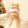 Party For Men Snowman Beanies Elk Korean Winter Cap Christmas Hat Cartoon Plush Hat Santa Claus