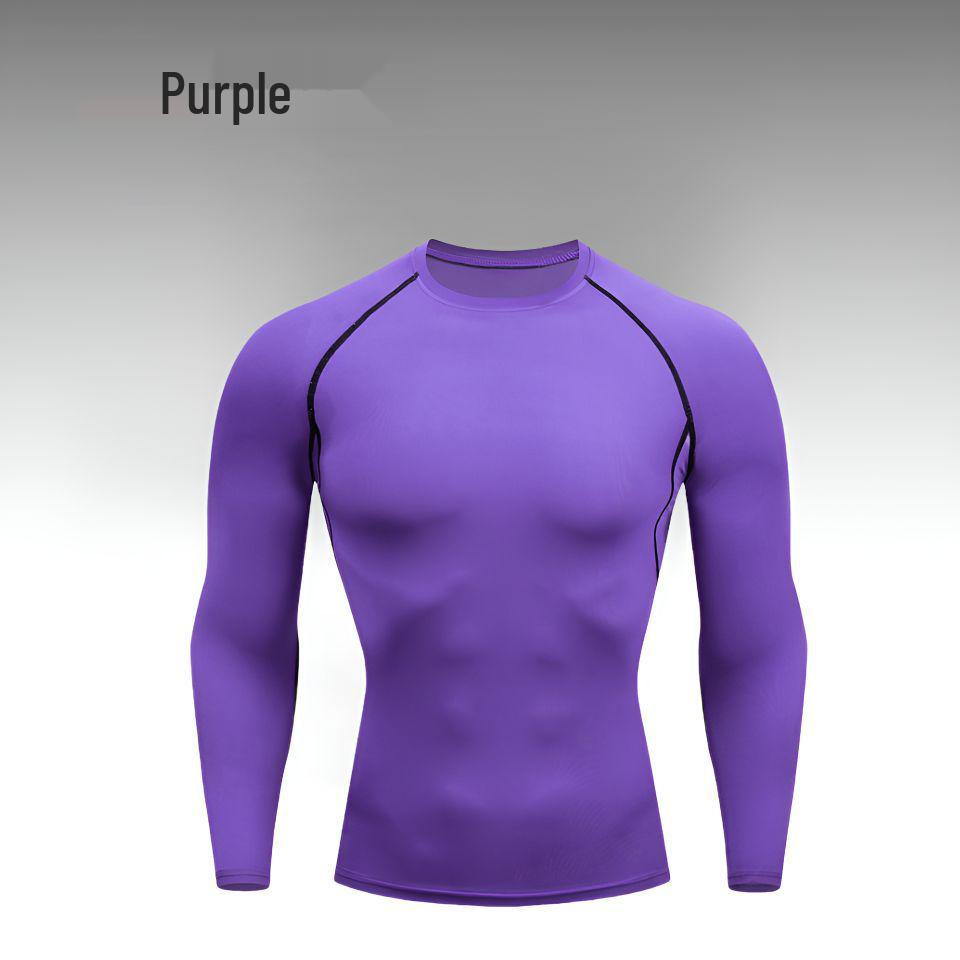 

Мужская быстросохнущая компрессионная спортивная рубашка с длинным рукавом S