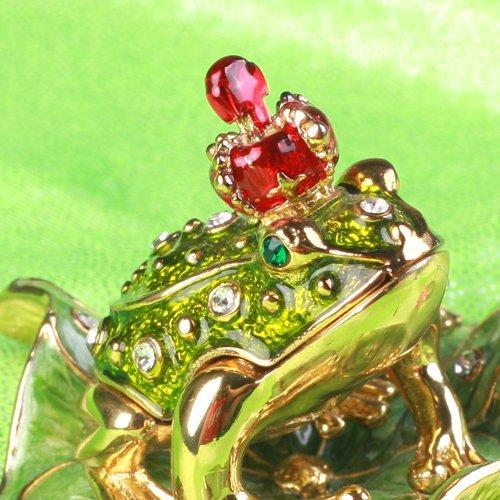 <Crown Frog (King Frog)> Pierce Jewelry Box
