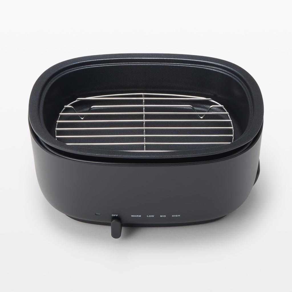 MUJI Deep Hot Plate Black LA1PJA3A MJ-HPFK2