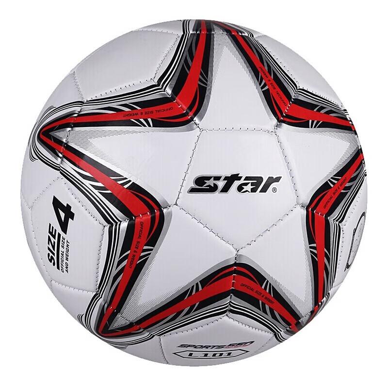 Star SB8234-04 Red PVC Machine-Stitched Youth Soccer Ball