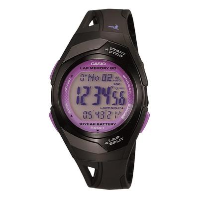 [Casio Import] Women's Watch STR300-1C (Parallel Import) Black & Purple
