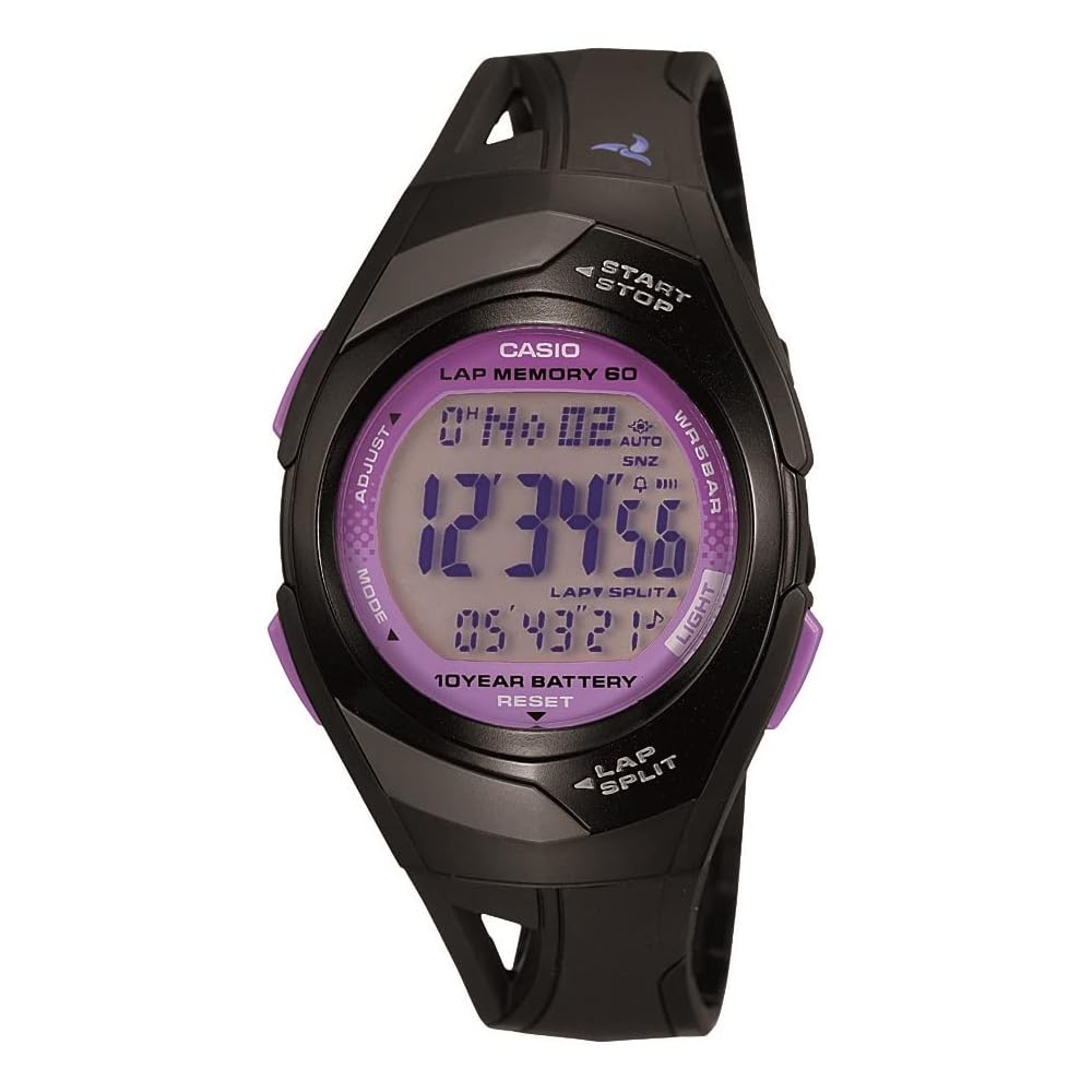 [Casio Import] Women s Watch STR300-1C (Parallel Import) Black & Purple