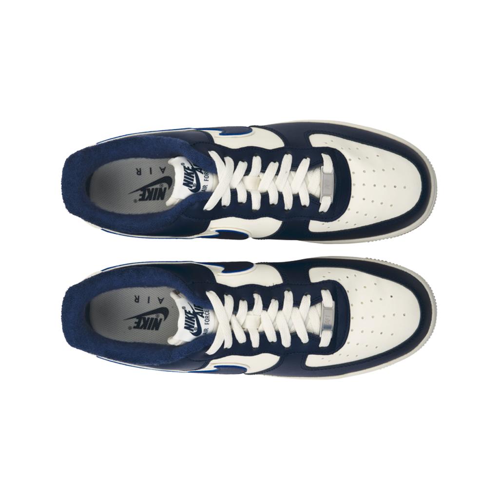 Nike Air Force 1 07 LV8 College Pack - Půlnoční námořnická pánské tenisky Modrá Plachetnice Středně hnědá DQ7659-101