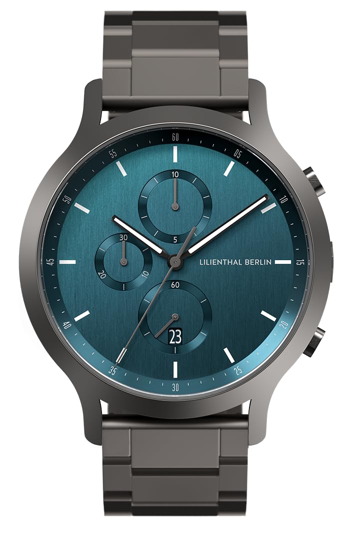 

Зроблено в Грей [Лілієнталь Берлін] Наручний годинник, Хронограф, Дата, Німеччина, C01-112-B040F, Чоловічий, синій