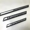 3D ABS Schwarz COMPETITION Leiste Unterlegtes Emblem für 3 5 7 Serie Thunder Edition M1 M2 M3 M4 M5 M6 X5M X6M Auto Kofferraum Emblem