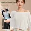 Diamond Thin Strap Soft Support Beautiful Back Bra, Wireless Lift Comfortable Seamless Lingerie for Women