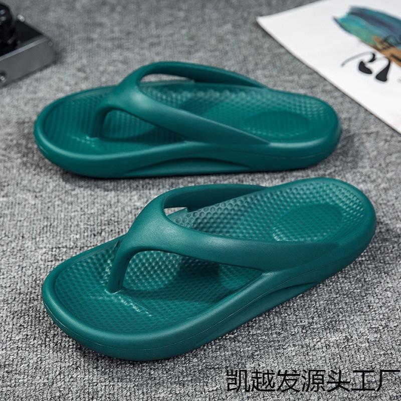 Large size slippers summer men's flip-flops couple high elastic beach cool slippers