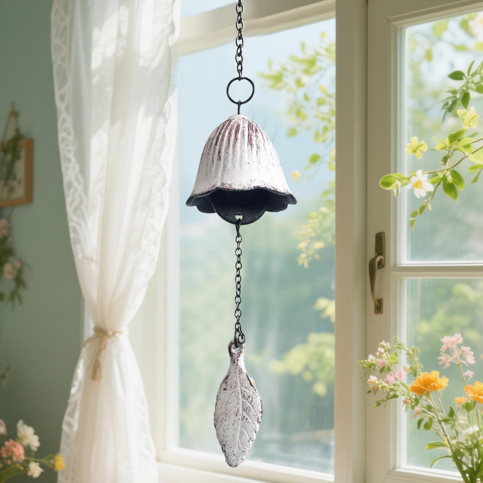 Садовые колокольчики ветра Японские колокольчики ветра для улицы Японское благословение Маленькие колокольчики ветра Уличный металлический декор для дома Патио Веранды China Mainland