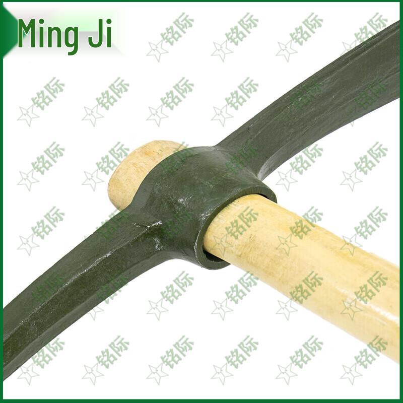 Multi-functional Wooden Handle Shovel and Pickaxe