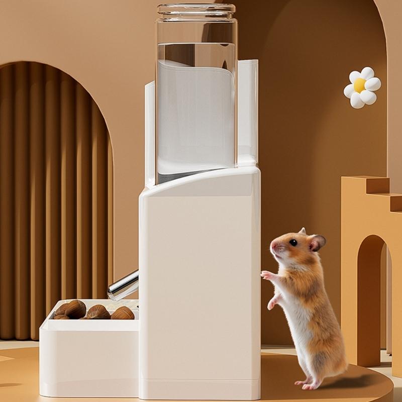 Automatic Leak Proof Water Dispenser For Rabbit Hamster And Small Animals Food Feeder With Large Capacity
