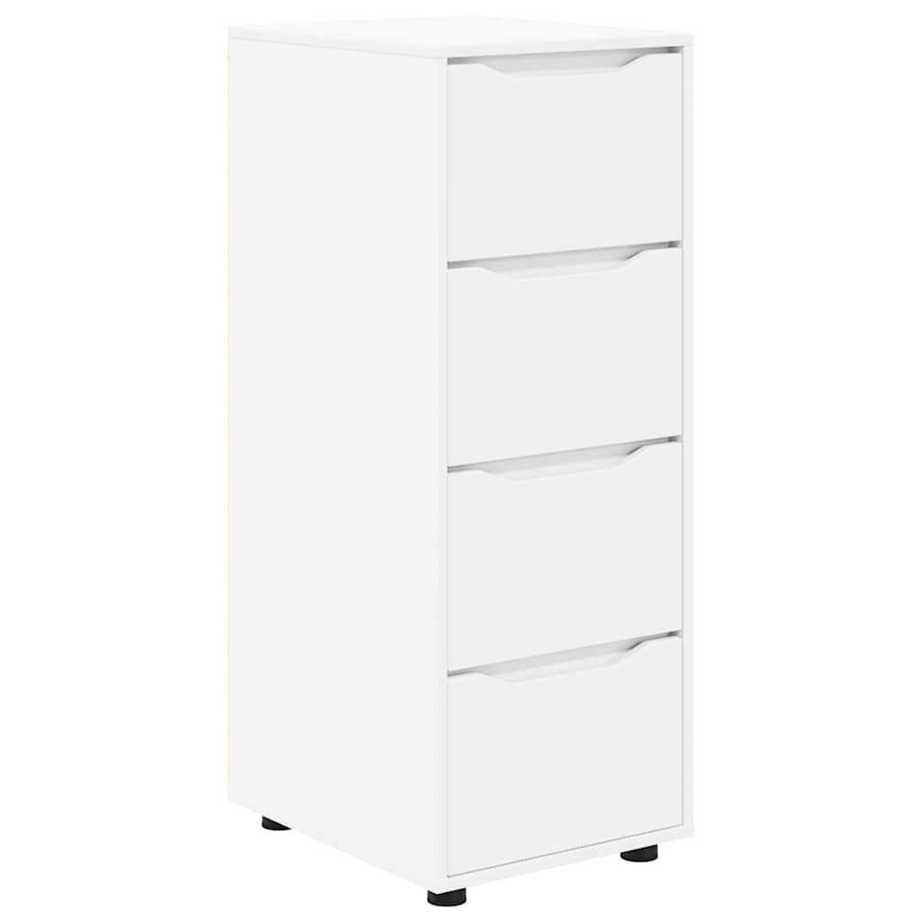 Storage Cabinet White 40 x 48 x 105 cm Engineered Wood