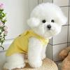 Spring and Summer Ins Puppy Clothes Animal Dog Vest Pet Cat Puppy Clothing Waffle Vest For Small Dog Teddy Traction Dog Costume