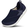 JFbaha Wide 4E Rehabilitation Shoes for Elderly Easy To Velcro Indoor and Outdoor and Prevents Falls Size Japanese Shoe Men's Care, Non-Slip, Wear,