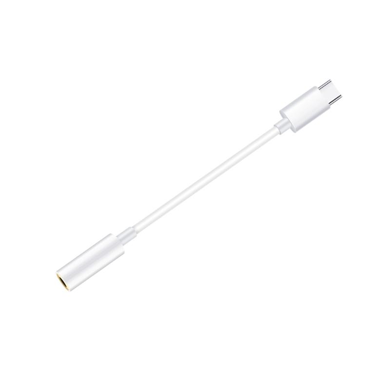 Type C To 3.5mm Extension Cable Female To Female Portable for Headphone Mobile Phone Enhances Sound Output Quality