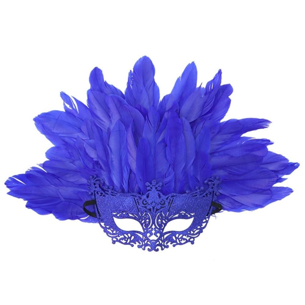 New Novelty Feather Masquerade Mask Detachable Hyperbole Carnival Masquerade Mask Party Eye Mask