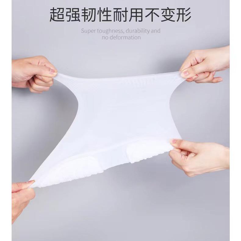 Rain Shoe Cover Adult Men and Women Transparent Waterproof and Rainproof Shoe Cover Non-slip Thickened Waterproof Glue Shoe Cover