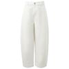 Sancai 2026 Summer High-Waist Loose Fit White Jeans