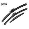Weatherproof Vehicle Wiper Blades 3 Pcs Windshield for Suzuki SX4 2006-2020, 26" Smooth Wipe Car Accessories + 14" 10" Original Equipment Automotive
