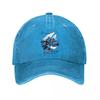 Trend Neutral Weekend Leisure Vitality Abstract Brushstroke Typography Washed Baseball Cap Outdoor For Womens Unisex FeUnisex