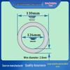 First Order Discount: 2.0mm Wire Rubber-Silicone O-Ring Seal, 5-140mm Outer Diameter, Waterproof