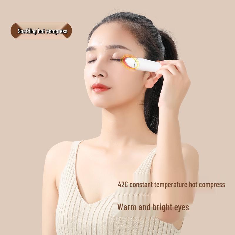 42°C Thermal Eye Massager with Vibration for Beauty and Eye Cream Absorption