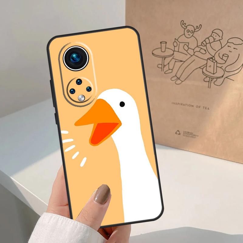 Cartoon Lustige Gans Für Honor Magic 8 7 6 5 Pro Hülle Für Honor X9d X9c X9b X9a X8c X8b Win 200 400 50 70 90 Lite