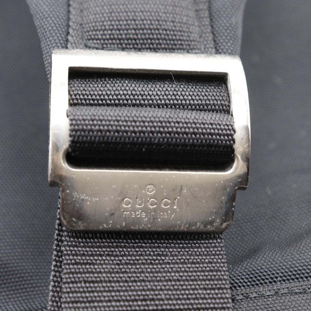 Gucci Rucksack Rucksack Tagesrucksack 019.0302 schwarz Nylon-Canvas Unisex Gebraucht