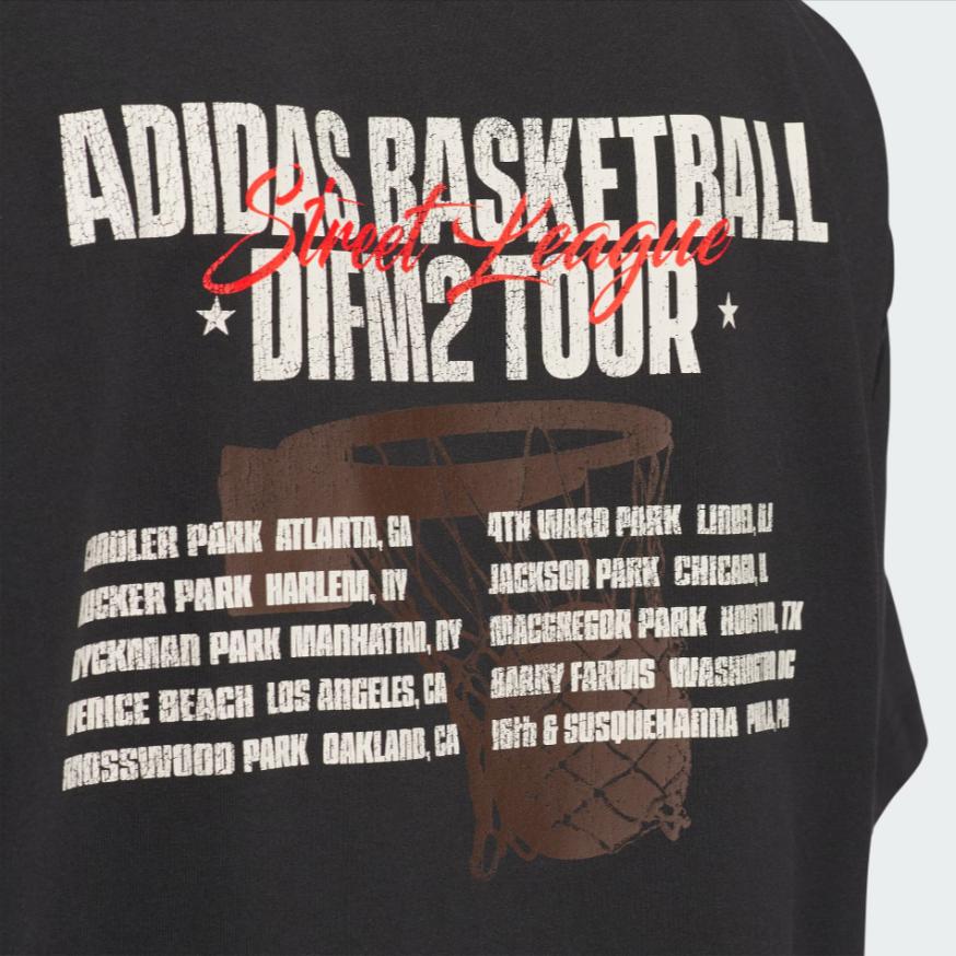 Adidas Anthony Edwards Series Basketball FW24 Letter Logo Print Crew Neck Short Sleeve T-Shirt Men Tops Black IY1593