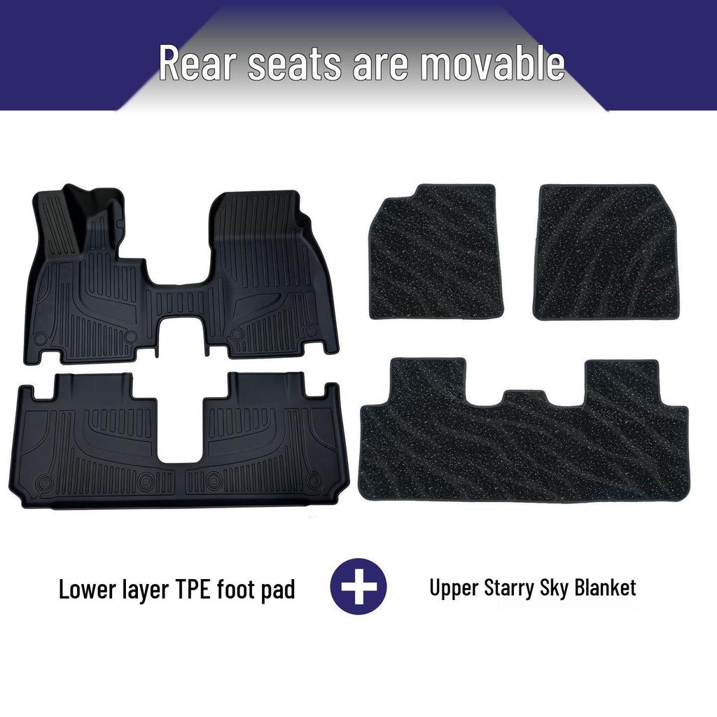 Xingji Era ET Car Floor Mats: Eco-Friendly, Odorless, Double-Layered, Wear-Resistant TPE for Interior Protection