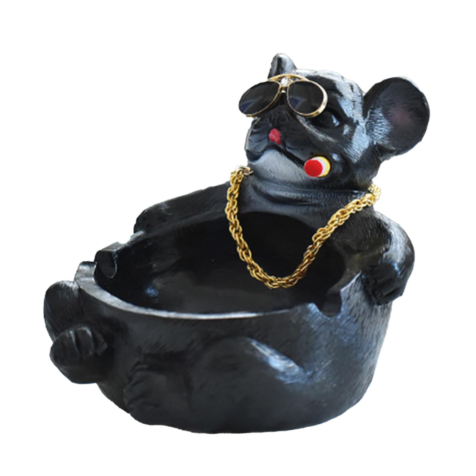 

Cartoon Animal tray Household Innovative Decorative Bully Dog tray for Living Room