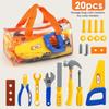 10/20/30pcs Plastic Simulation Maintenance Tool Set Simulation Hammer Safe Design Construction Toy Set Mini Size