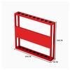 Wrought Iron Wall-Mounted 9-Cue Billiard Rack