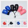 1 Pair Car Boxing Gloves Hanging Ornament Leather Auto Rearview Mirror Pendant DIY Car Accessories Interior Cool Decoration
