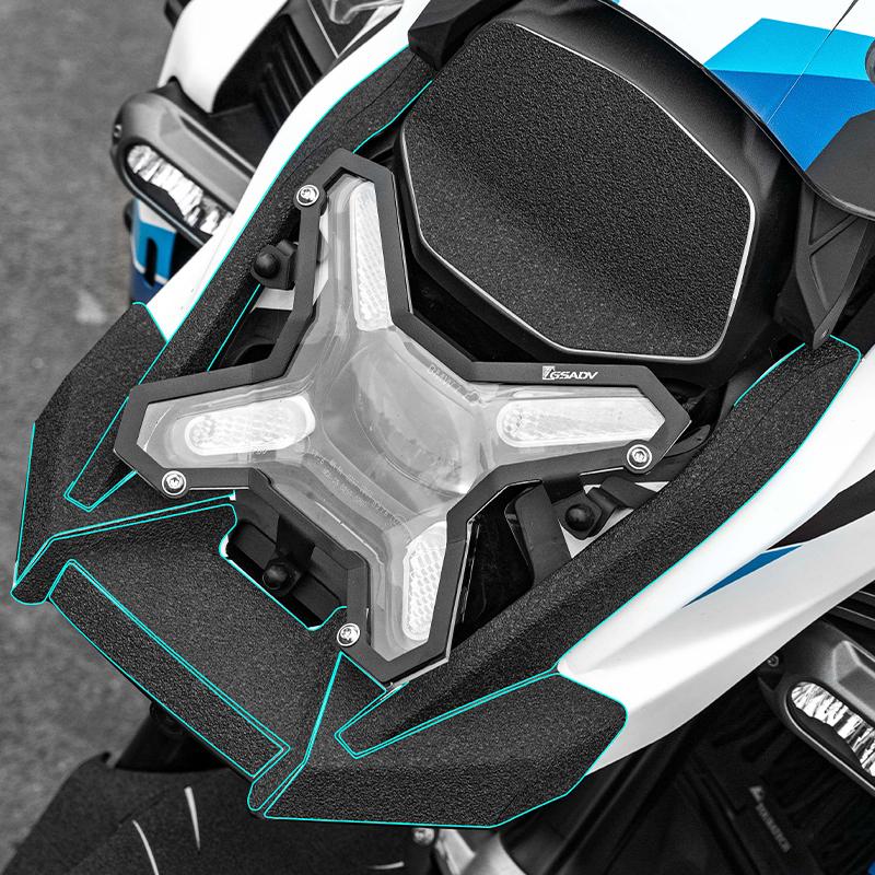 For 2025 BMW R 1300 GS ADV Thick Armor Film Tank Pad Full Body Decal Set - Anti-Scratch Shockproof Custom Styling High-Adhesion