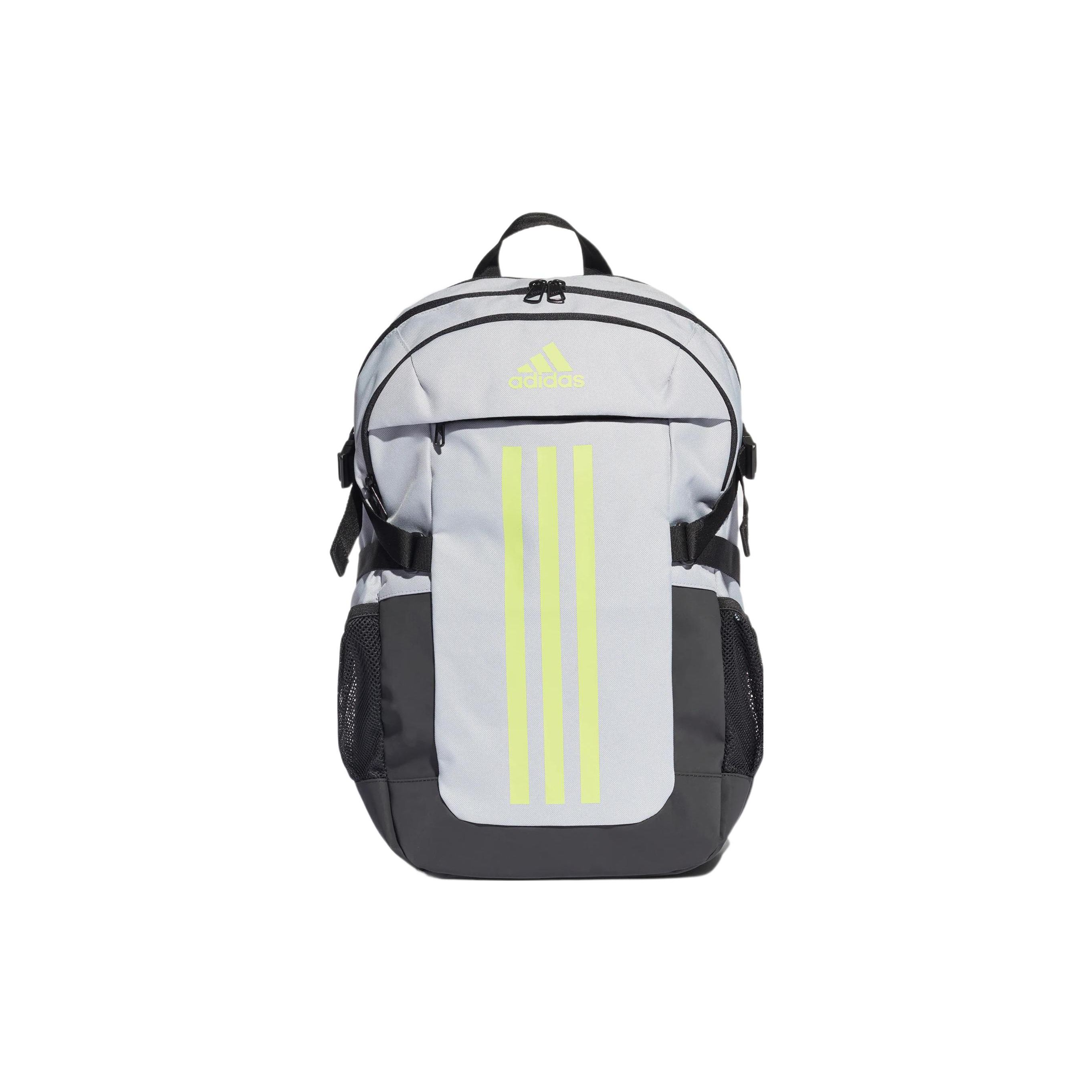 Adidas Sports Bright Reflective Strip Large Capacity Recyclable Polyester Backpack Unisex Backpack Light-Silver HC7267 Light Silver
