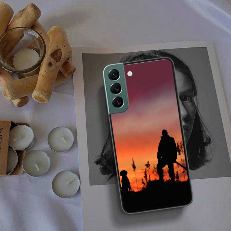 Hunter Man Fishing Dog Phone Case For Samsung A15 A25 A35 A55 Galaxy A70S A50S A30S A30 A40 A71 A51 A41 A31 A21 A11 A01 A20S A10