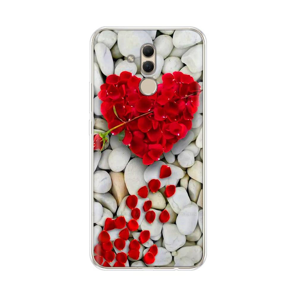Silicone Case For Huawei Mate 20 Lite Silicon Soft TPU Case For Huawei Mate 20 Pro Mate20 Lite 20Lite SNE-LX1 Phone Cases Cover