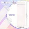 100pcs Resealable Zipper Pouch Transparent Pen Jewelry Candy Bags Small Clear Packaging with Hang Hook Cosmetic Lipgloss Storage