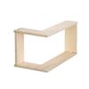 Schwebende Eckregale Holz-Wandregal L-förmiges Wandmontiertes Eck-Displayregal für Wohnzimmer Schlafzimmer Badezimmer