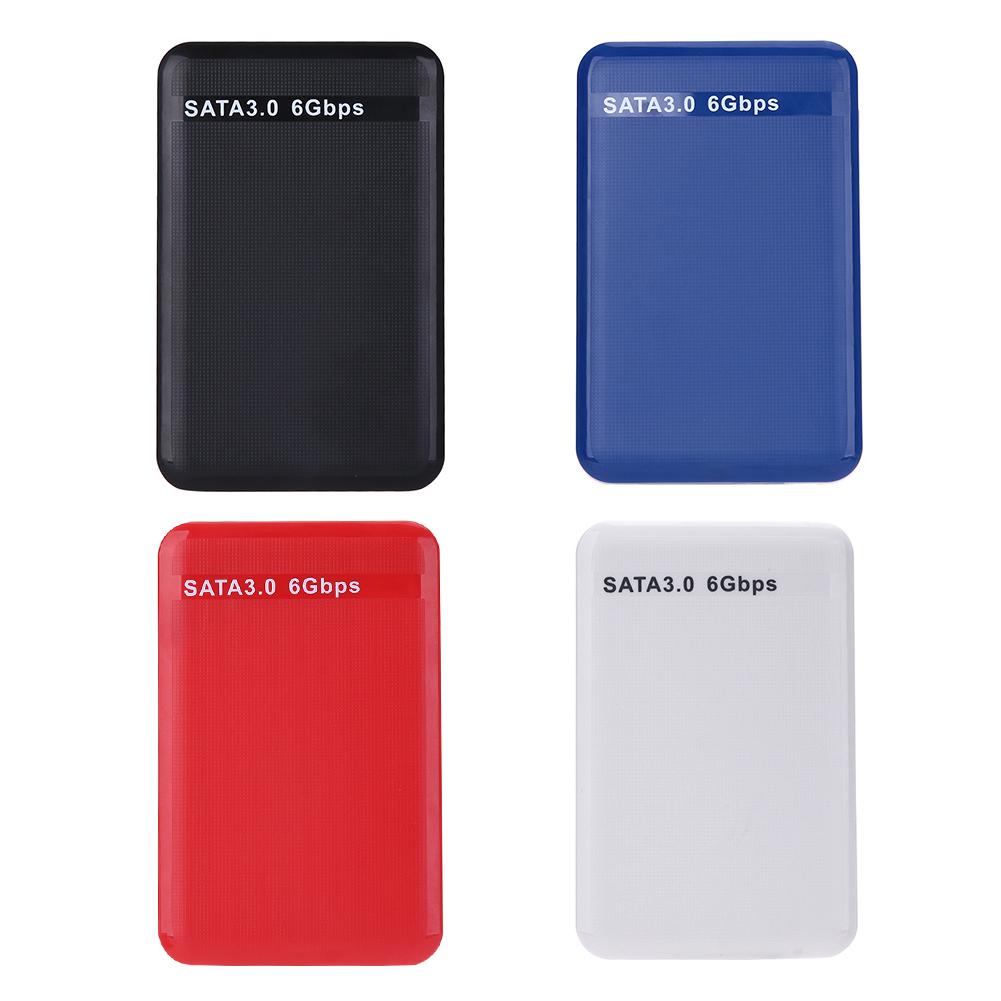 2.5 inch USB3.0 Hard Disk Case External SATA HDD SSD Enclosure High speed Transmission Tool free Design ABS Shell Red