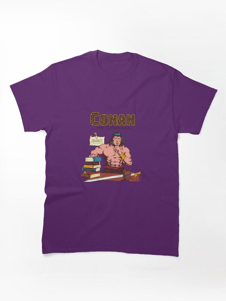 Conan the Barbarian Conan The Librarian Colored Classic Unisex T-Shirt