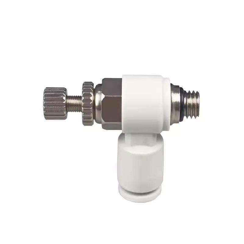 SL Series Pneumatic Mini Speed Control Valve - Pressure Regulating and Throttle Connector (SL3/4/5/6-M3/M5C)