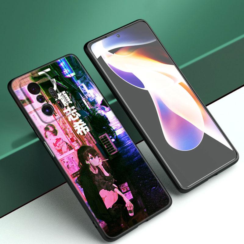 Umělecký Pixel Estetický Obal na Telefon Pro Xiaomi Mi A2 8 9 SE Note 10 10T 11 12 Lite 9T 11T 12S 12T Pro A3 6X 12X Měkký TPU Černý Kryt