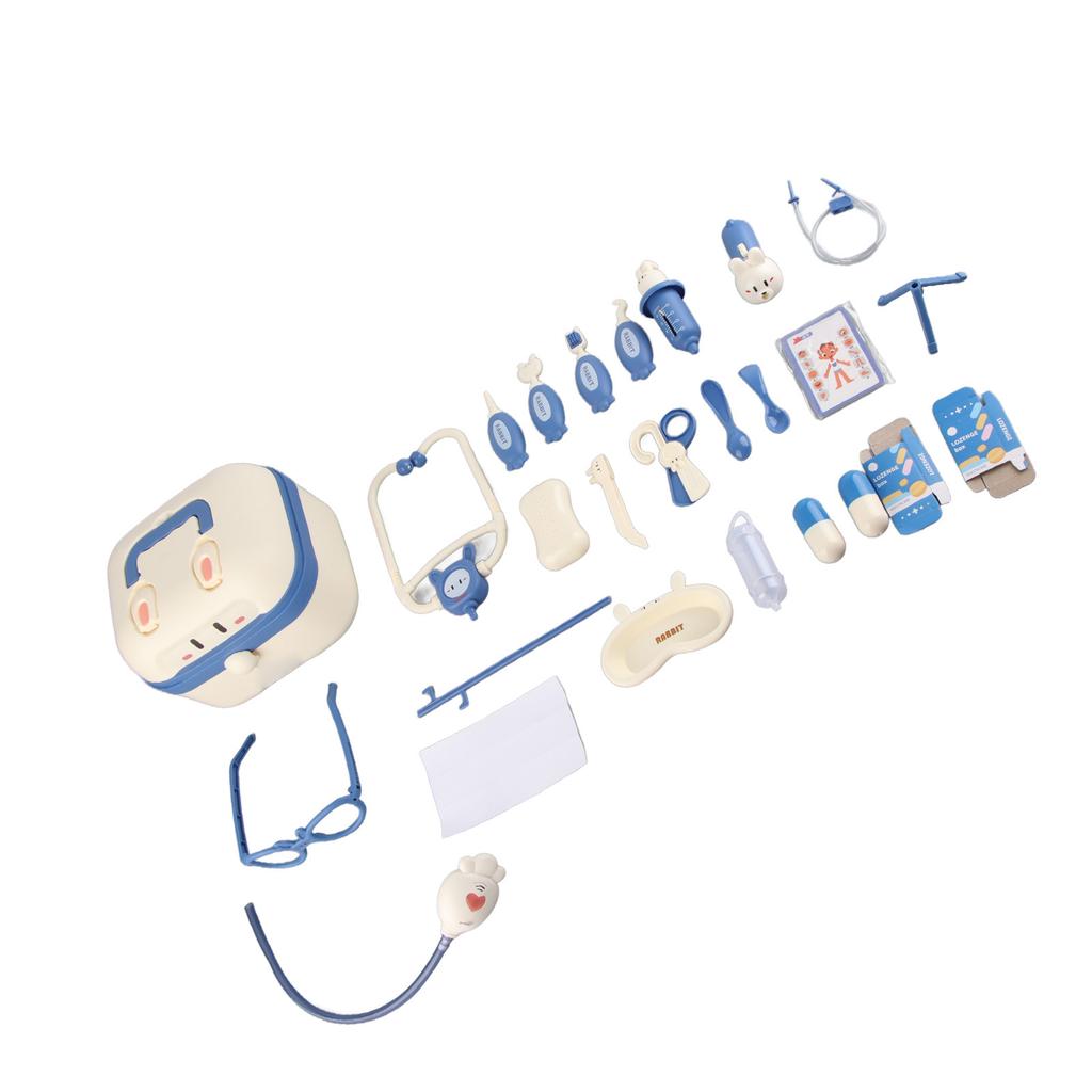 Kids Doctor Toys Educational Children Nurse Dental Set Medical Equipment Simulators Blue