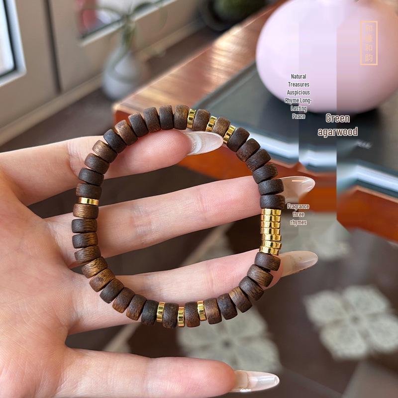 Hainan Agarwood 6mm Abacus Bead Bracelet - E-commerce Bestseller