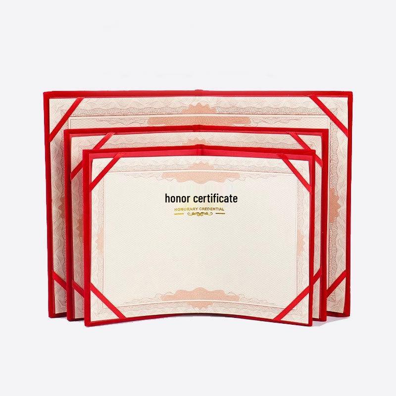 Embossed Hot Stamping Award Certificate with A4 Appointment Letter Inner Page
